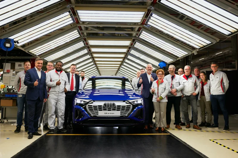 Q8 e-tron produksjon