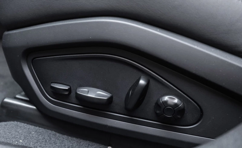 Seat with electric adjustment and lumbar support