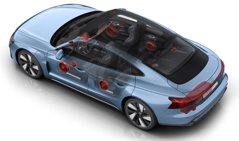 Bang & Olufsen lydsystem med 16 høyttalere Bang & Olufsen lydsystem med 16 høyttalere