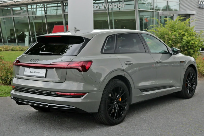 Audi e-tron 55 in Chronos Grey with black optics