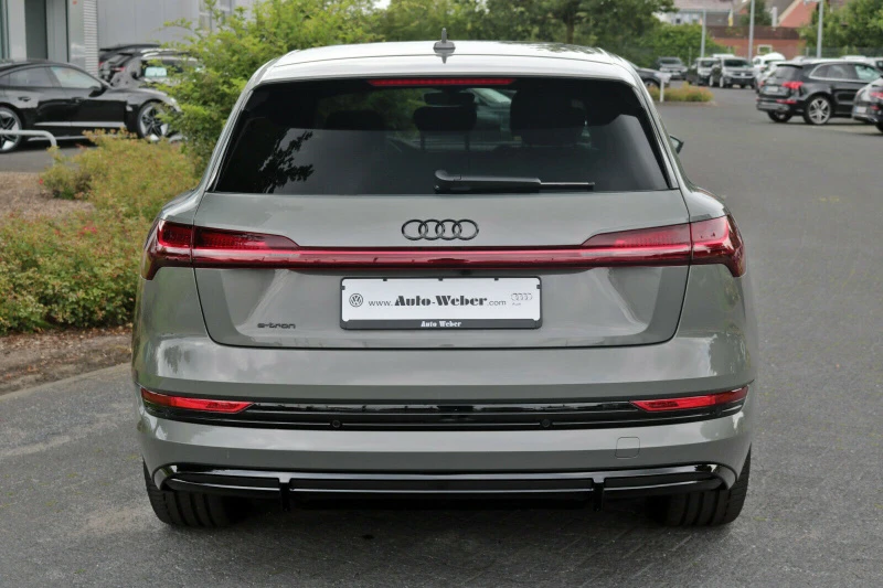 Audi e-tron 55 in Chronos Grey with black optics