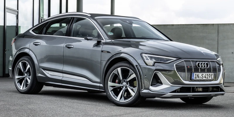 Audi e-tron 60S Sportback in Daytona Grey