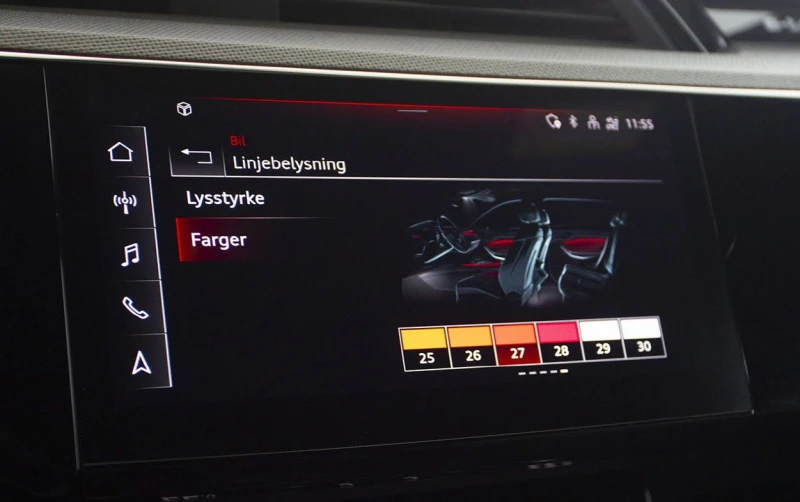 Kontroll av linjebelysning