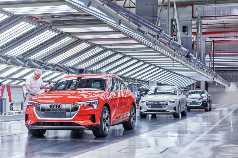 Production of Audi e-tron started week 36 2018 Production of Audi e-tron started week 36 2018