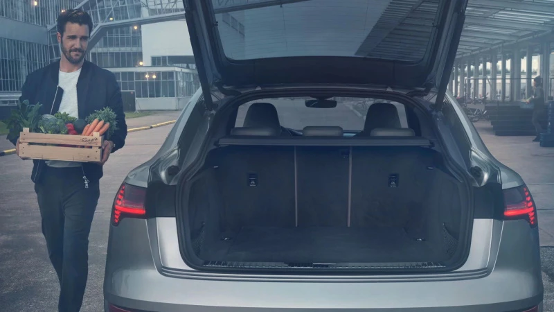 With advance key you can open tailgate with kicking the foot under the tailgate