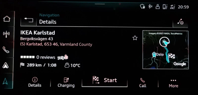 Trinn 2: Velge riktig søkeresultat og trykke start