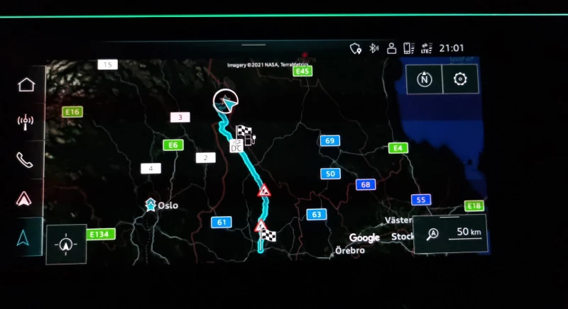 Trinn 5: Planlagt rute