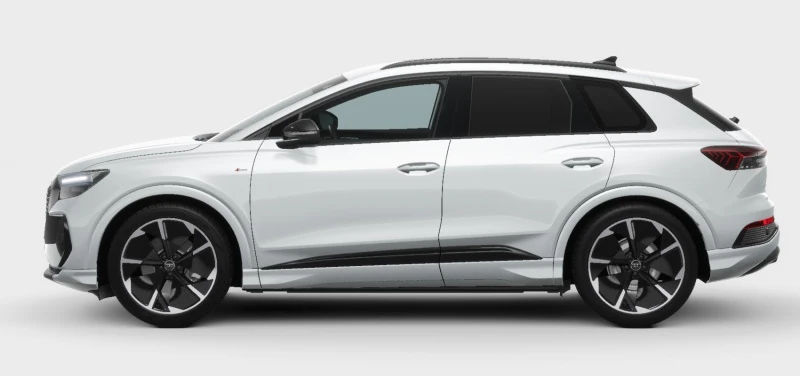 Audi Q4 S-line with S-Line suspension and 165mm ground clearance