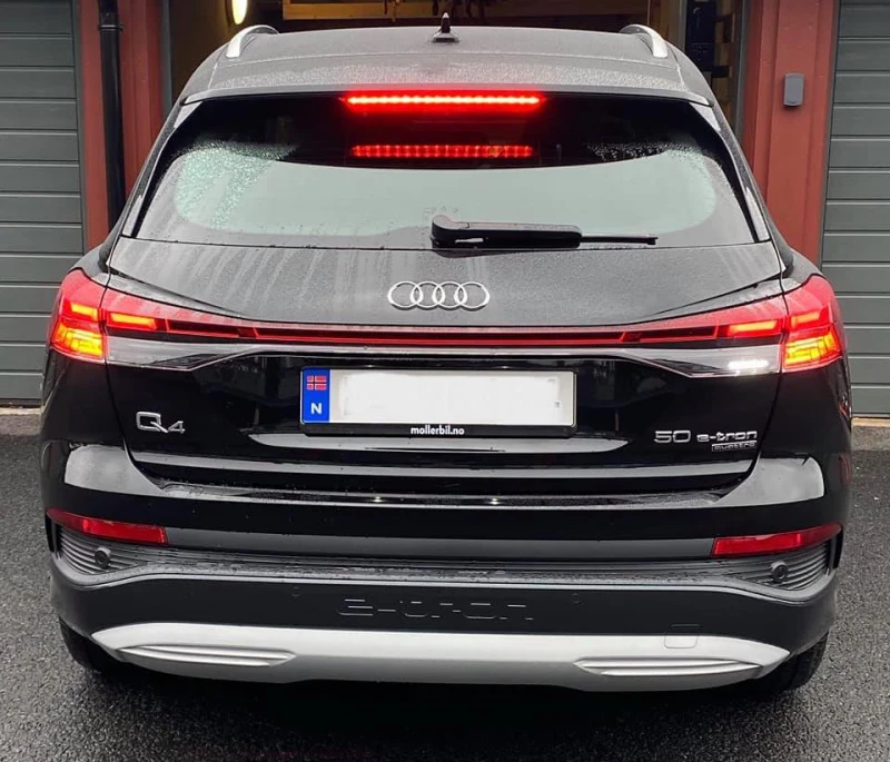 Baklykt uten matrix uten lyslist og kun 1 ryggelys