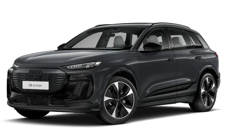 Audi Q6 e-tron in magnet gray