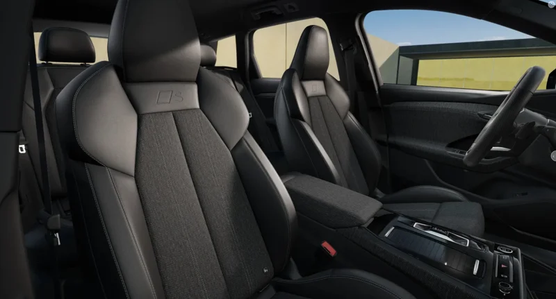 S-line Sport seats with fabric -Interior package PWK