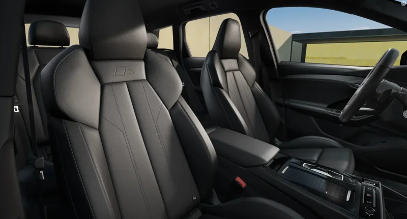 S-line Sport Seats with black leather