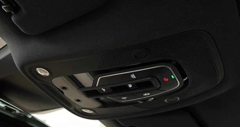 Emergency call and service operator is available above the center console Emergency call and service operator is available above the center console