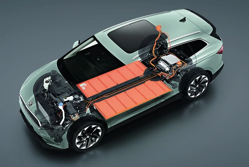 Skoda Enyaq is built on MEB Skoda Enyaq is built on MEB