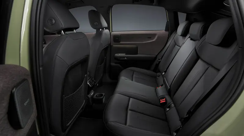 Audi A2 e-tron rear seats