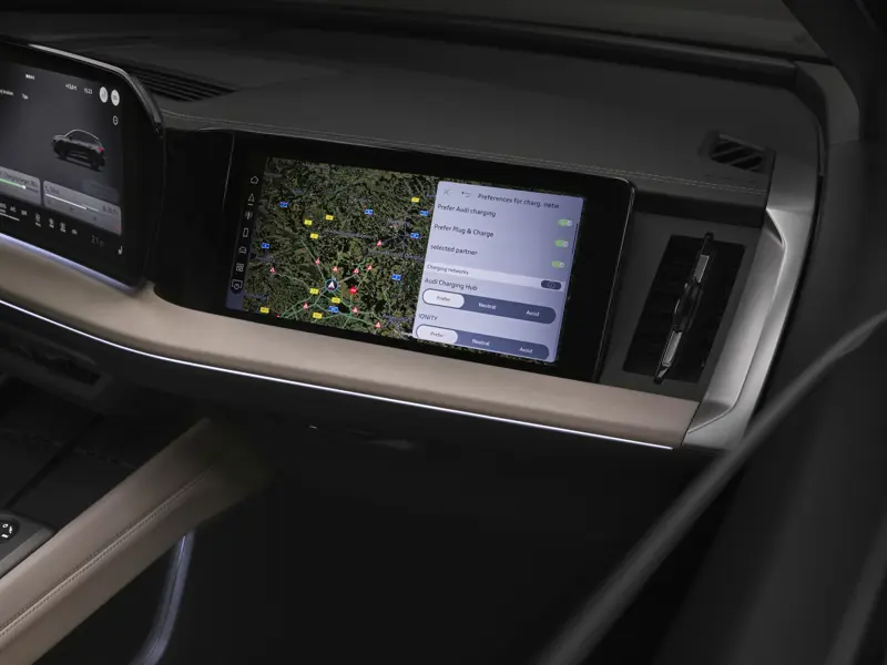 Audi Q4 e-tron skjermer MY2027