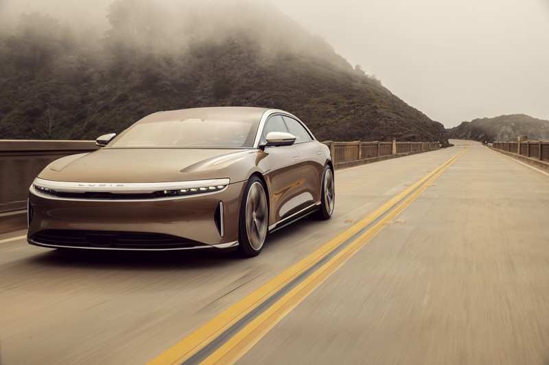Lucid Air Dream Edition Range with 883km WLTP range