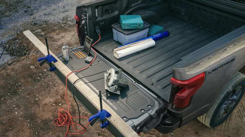 Tools connected to Ford F150 Lightning