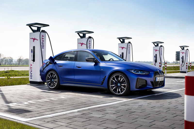 BMW i4 M50 DC Charge rapide