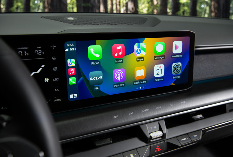 Kia EV6 with Apple Car Play