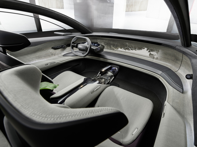 Interior del Audi Grandsphere Concept