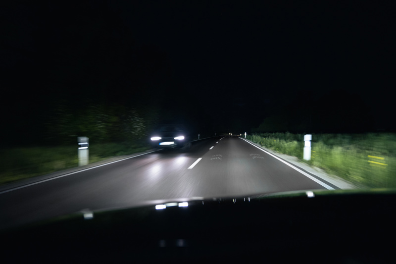 Matrix Headlights dimming for møtende trafikk