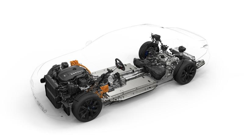 BMW i7 med hybrid platform. Dette i PHEV-konfiguration