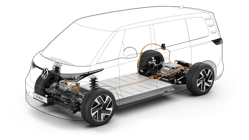 Volkswagen ID.Buzz med MEB dedikert EV-plattform