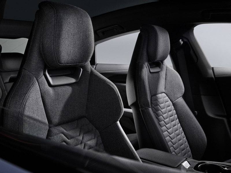 Audi e-tron GT fabric seats