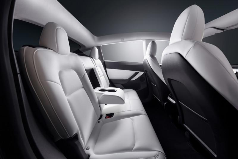 Tesla Model Y leatherette seats