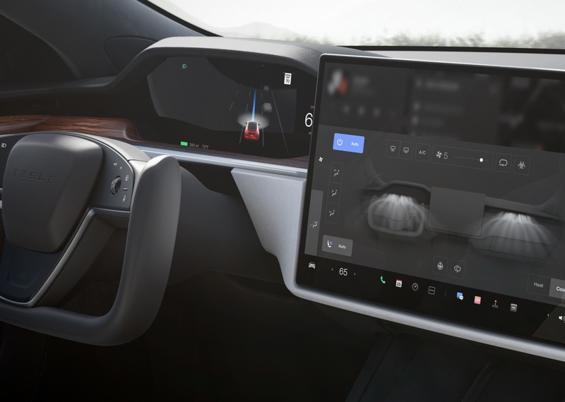 Tesla Model S sans tiges